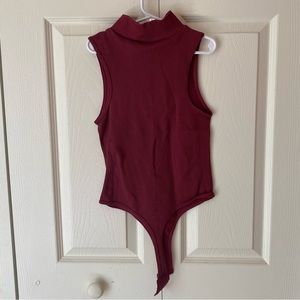 BURGUNDY BOUTIQUE BODY SUIT